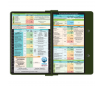 WhiteCoat Clipboard® - Army Green Ovarian/Adnexal Sonography Edition